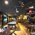 Biljarttafels van biljartvereniging BV'74 in Café Ossenvoort